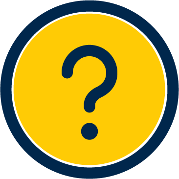 speech bubble with question