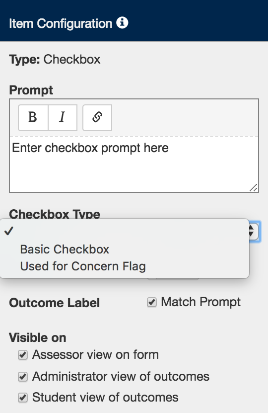 Checkbox Question Type