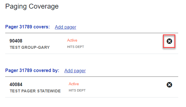 Remove Paging Coverage