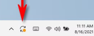windows 11 update icon