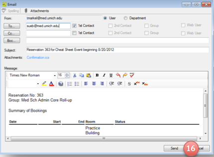 Edit and Send Email Edit and Send Email