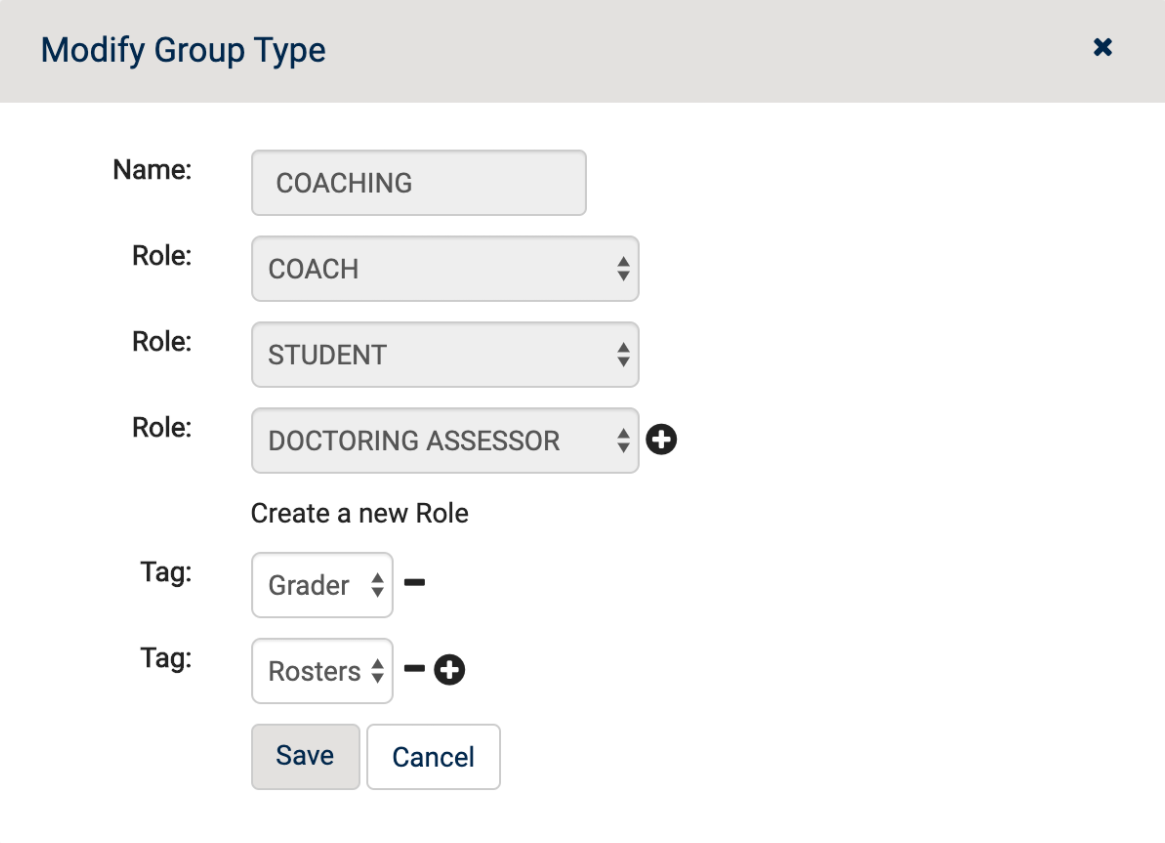 Modify Group Type