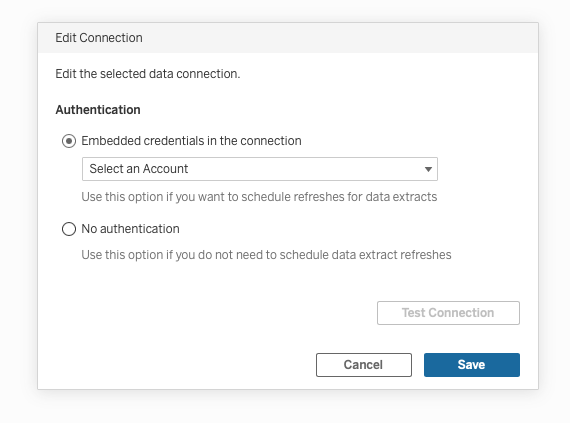 Embed Credentials 