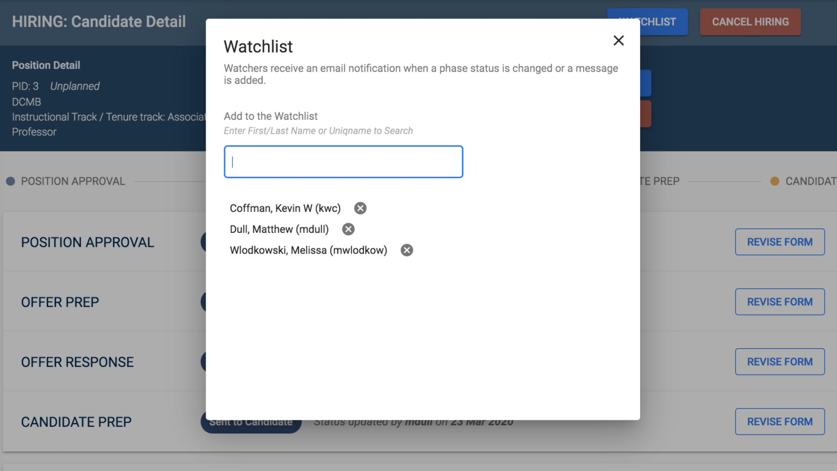 Watchlist