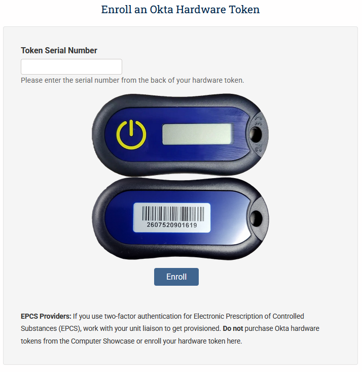 - Enroll Okta Hardware Token - Michigan Medicine - Help Center