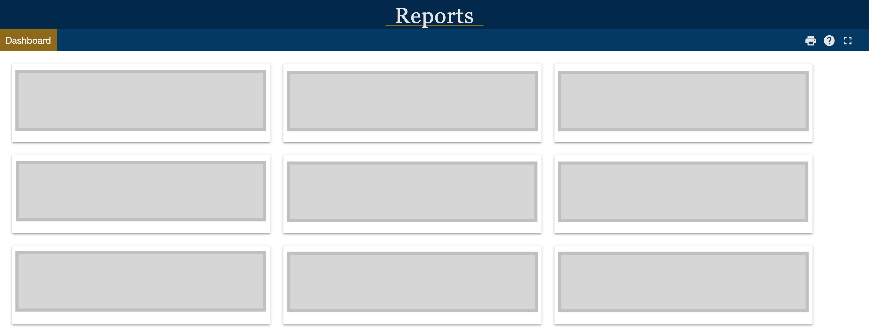 Reports Hub screenshot